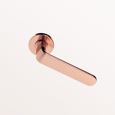 moderna mosadzna klucka rose gold